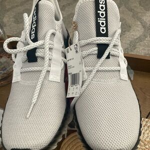 Adidas White Mesh Sneakers